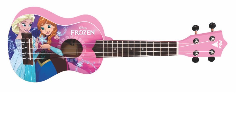 Ukulele Phx Soprano Disney Frozen Pink	 