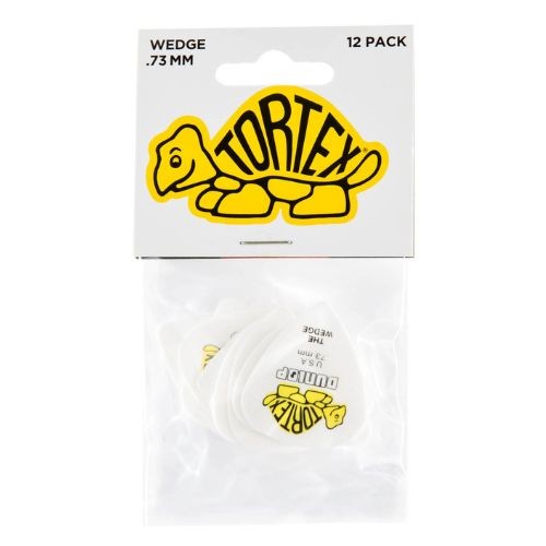 Palheta Dunlop Tortex Wedge 0,73mm Pacote Com 12 424p.73 