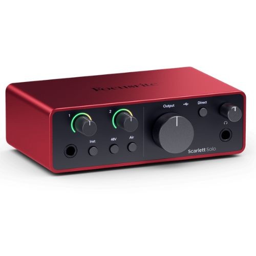 Interface de áudio Focusrite Scarlett Solo 4th Gen 