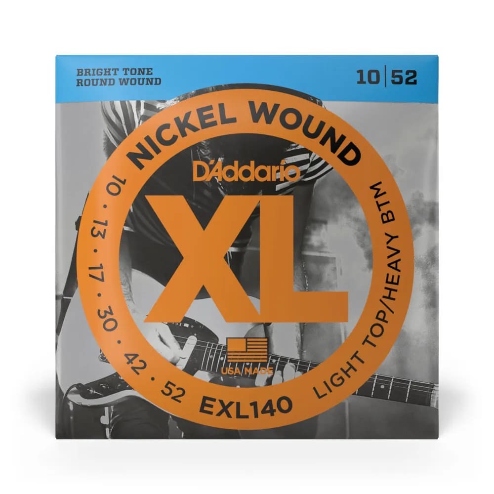 Encordoamento Para Guitarra 10-52 D'addario xl Nickel Exl140 