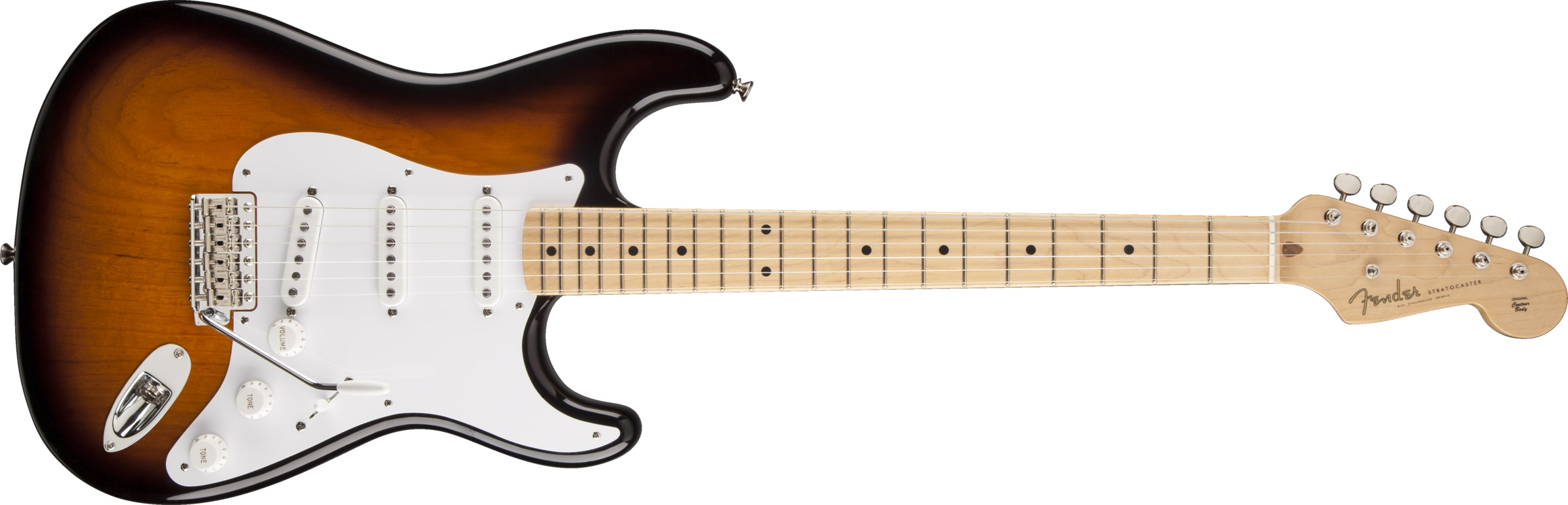 Guitarra Fender 011 0002 - am 60th Stratocaster Vintage 1954 Anniversary - 803 - 2-color Sunburst 