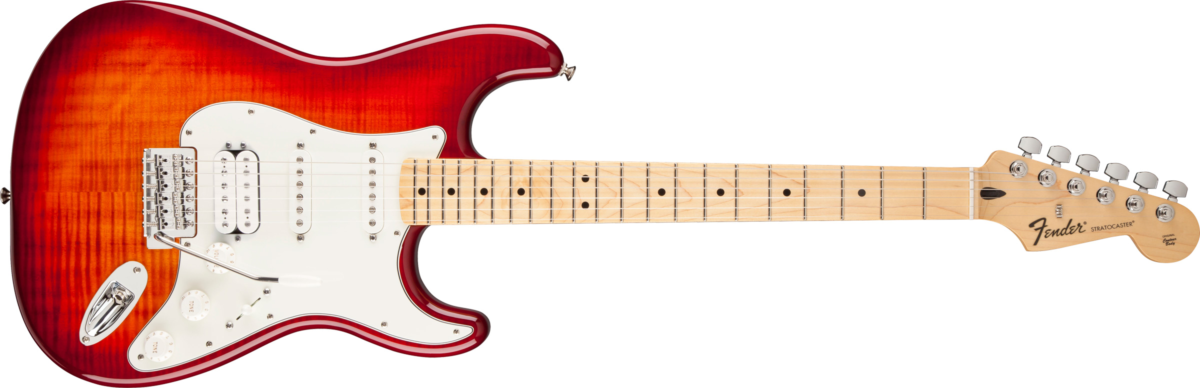 Guitarra Fender 014 4712 - Standard Stratocaster Top Plus Hss mn - 531 - Aged Cherry Burst 