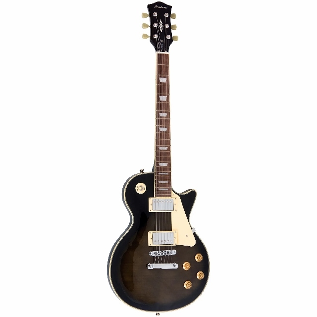 Guitarra Strinberg Les Paul Lps-280 Transparent Black 