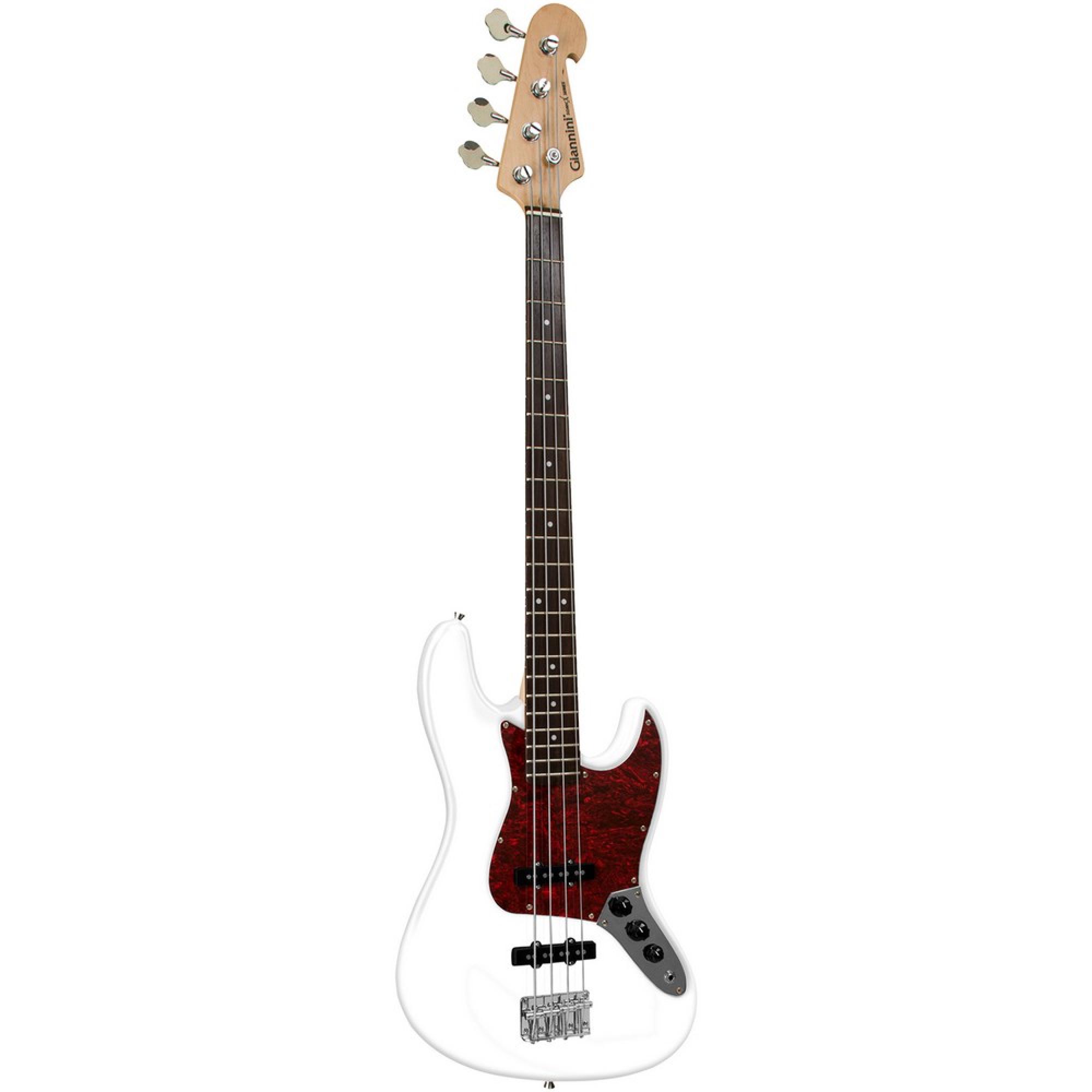 Contrabaixo Jazz Bass Gb-1 Sonic-x Branco Giannini 