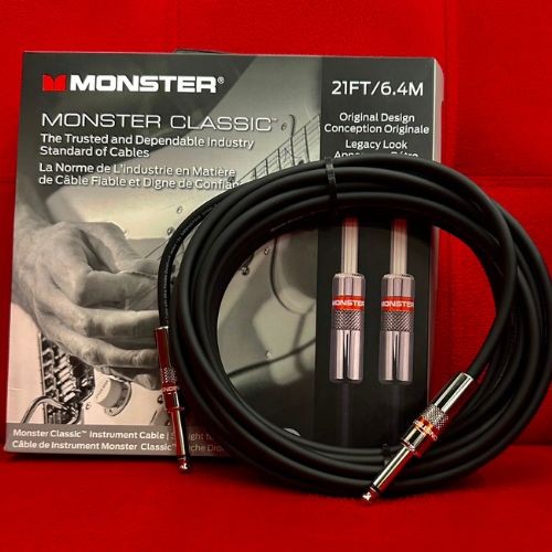 Cabo Para Instrumento Monster Classic Prolink 21ft 6,40m P10/p10 Reto – 600496-00 