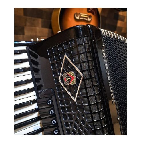 Acordeon Todeschini 41 Teclas e 120 Baixos Preto Com Bag Yw827 