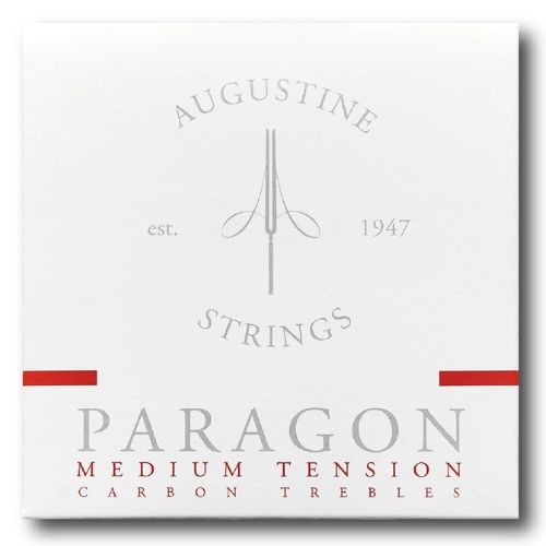 Encordoamento Augustine Paragon Red Medium Tension Carbon Trebles Para Violão Nylon 