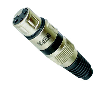 Conector Cannon Q-33bk Femea Csr 