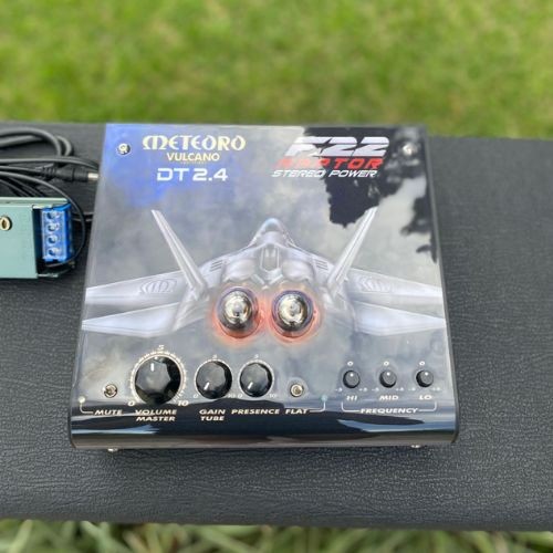 Cabeçote/power Amp Guitarra Meteoro F22 Raptor + Caixa Raptor 212 2x12" - 240w Rms Estéreo 