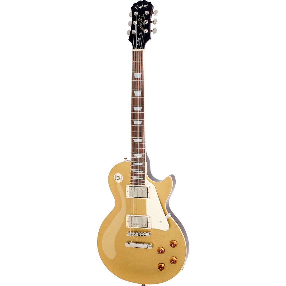 Guitarra Epiphone Les Paul Standard Metallic Gold Top 57 