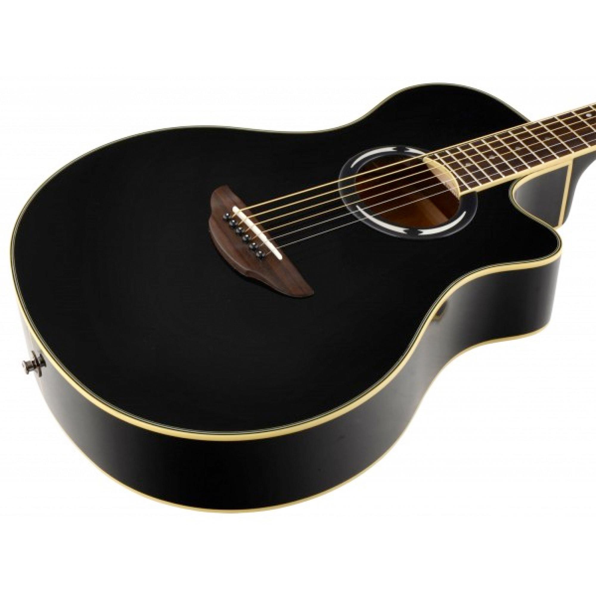 Violão Eletroacústico Aço Apx500iii Preto Yamaha 