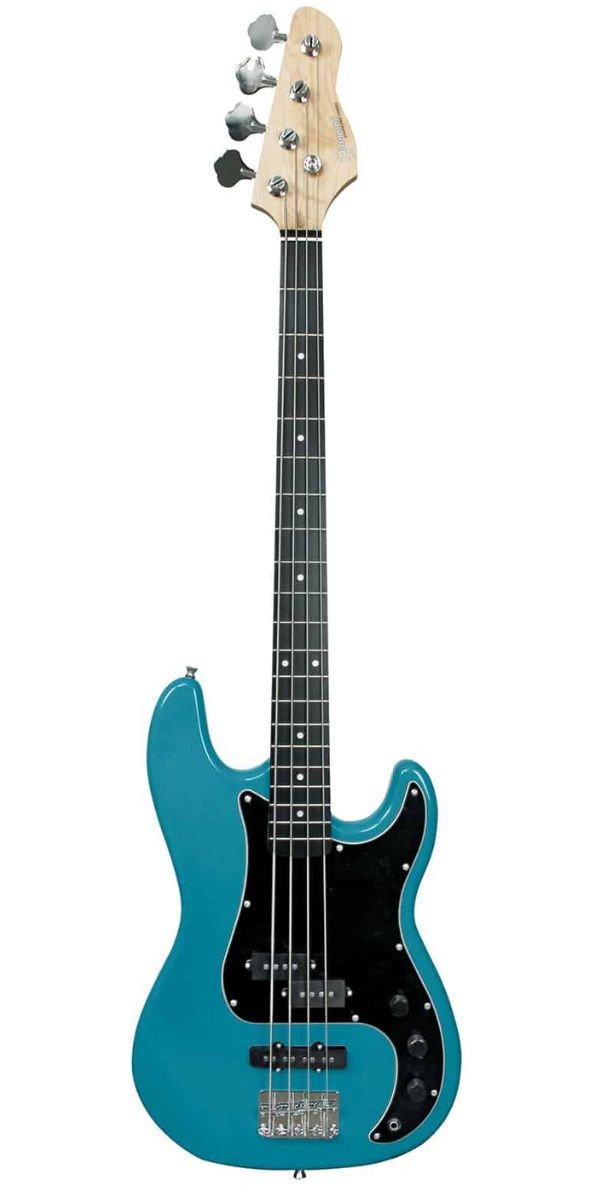 Contrabaixo Giannini Gp-100 Nb/bk 4 Cordas Navagio Blue Com Escudo Black 