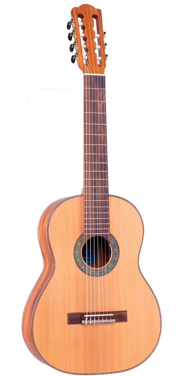 Violão 7 Cordas Nylon Acústico Rozini Rx237 Virtuoso Natural Cedro Canadense 