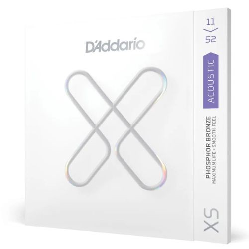 Encordoamento Para Violão Aço Revestido 11-52 D'addario xs Phosphor Bronze Xsapb1152 