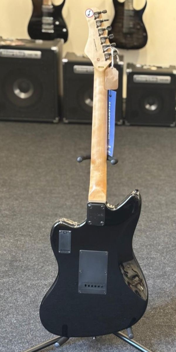 Guitarra Tagima Duo Smart-h bk Offset 2 Humbuckers Overdrive Delay Black 