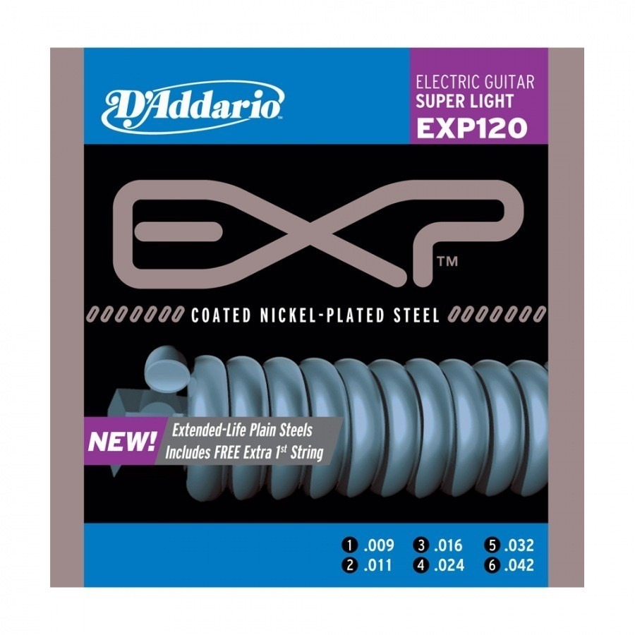 Encordoamento D'addario Guitarra Exp 120 009    