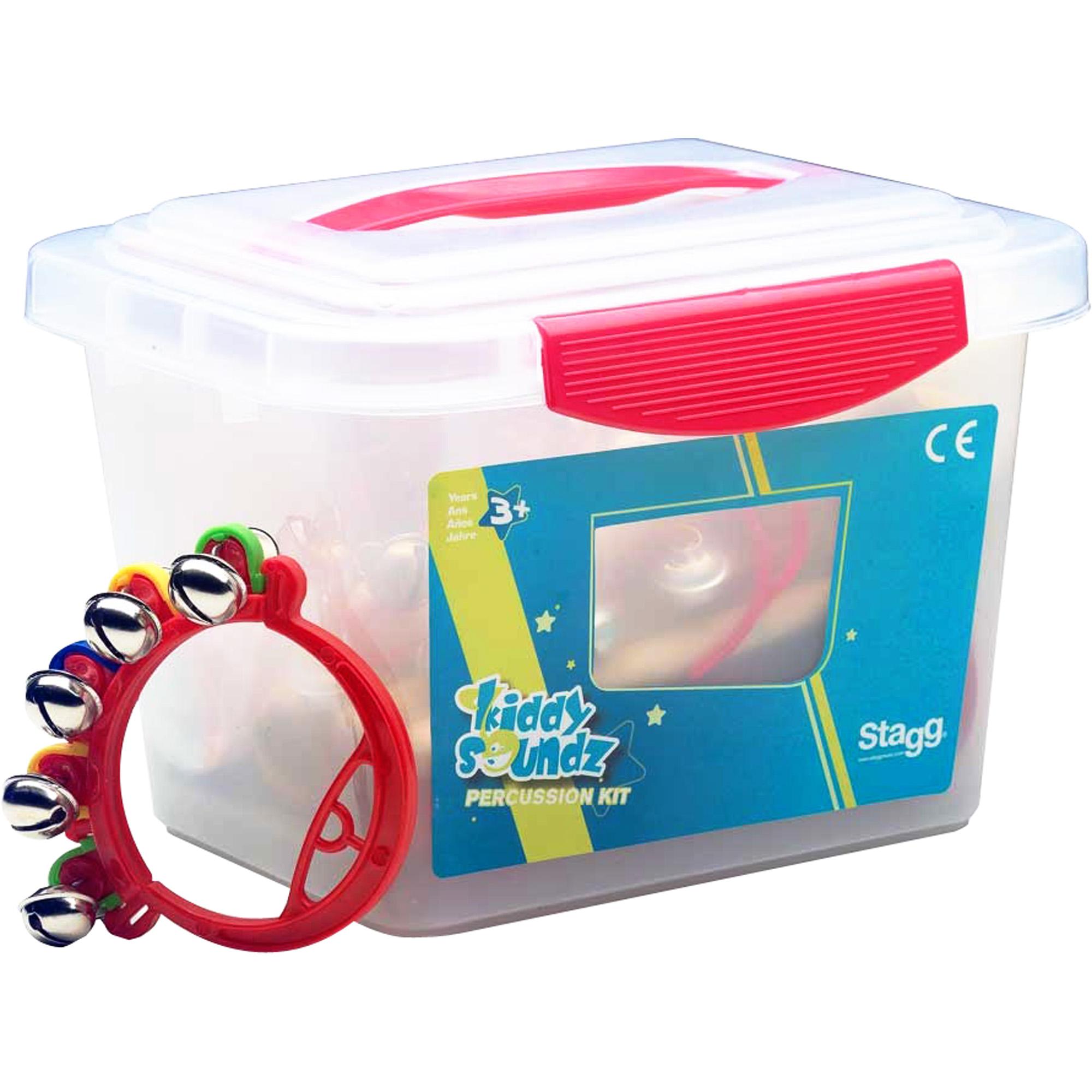 Kit Percussão Infantil + Caixa Plástica Cpk02 Stagg 