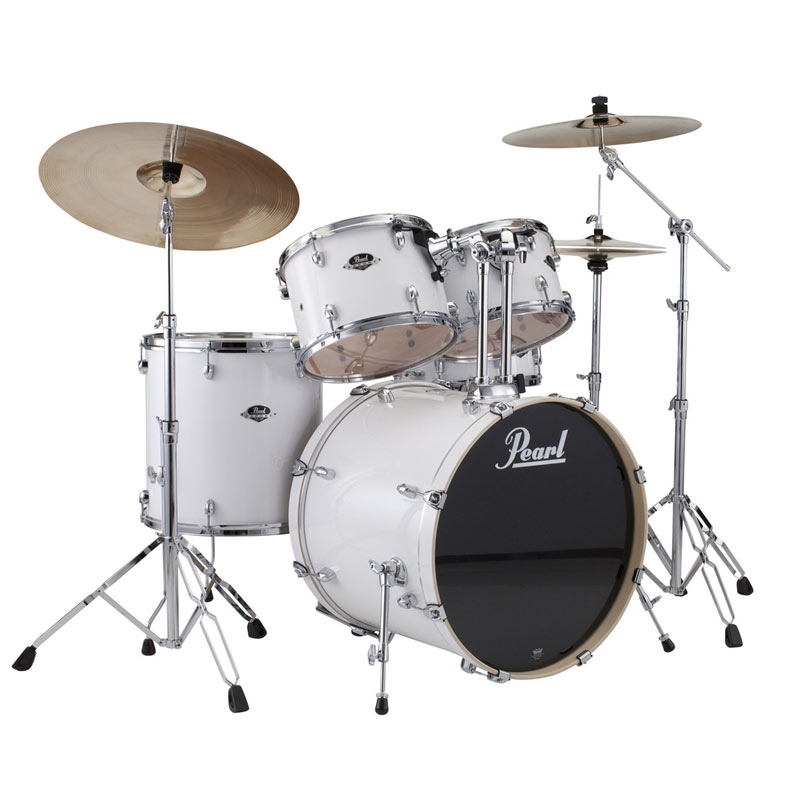 Bateria Shell Pack Pearl Export - 22" Cor Branca                 