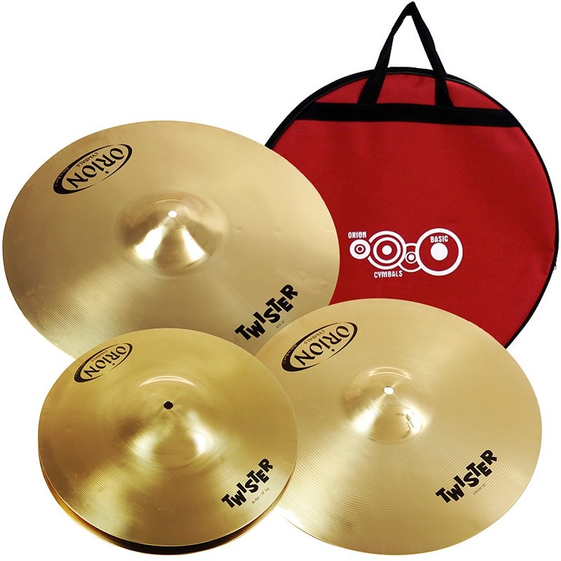 Kit Prato Orion Twister 14” 16” 20”  c/ Bag         