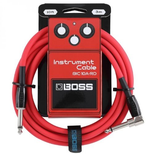 Cabo Boss Bic-10a-rd P10 3m Vermelho Com Plug Reto e Plug l Angulado 