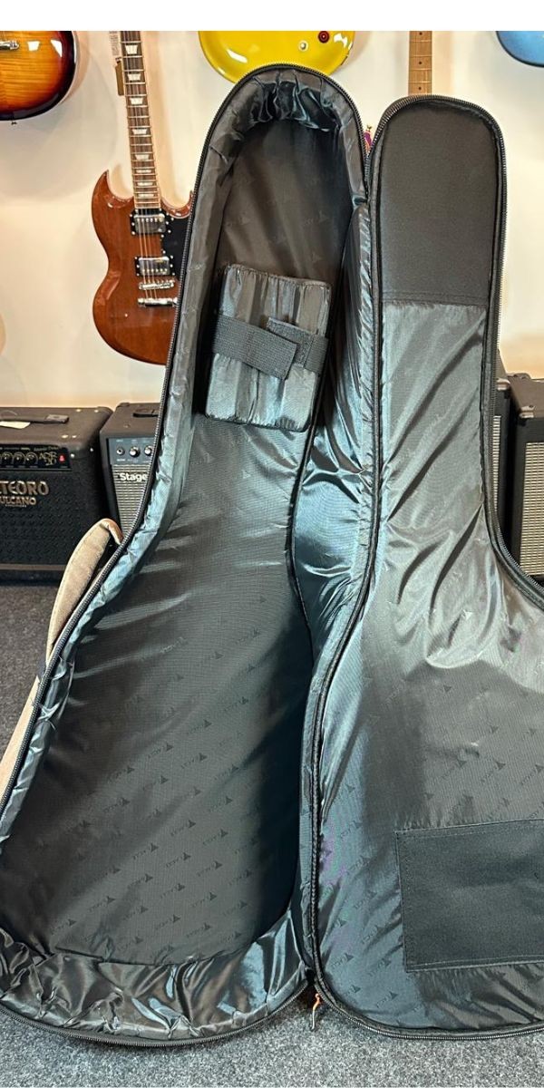 Violão Eagle Ema 663 Auditorium Cutway Aço Elétrico Natural Satin 