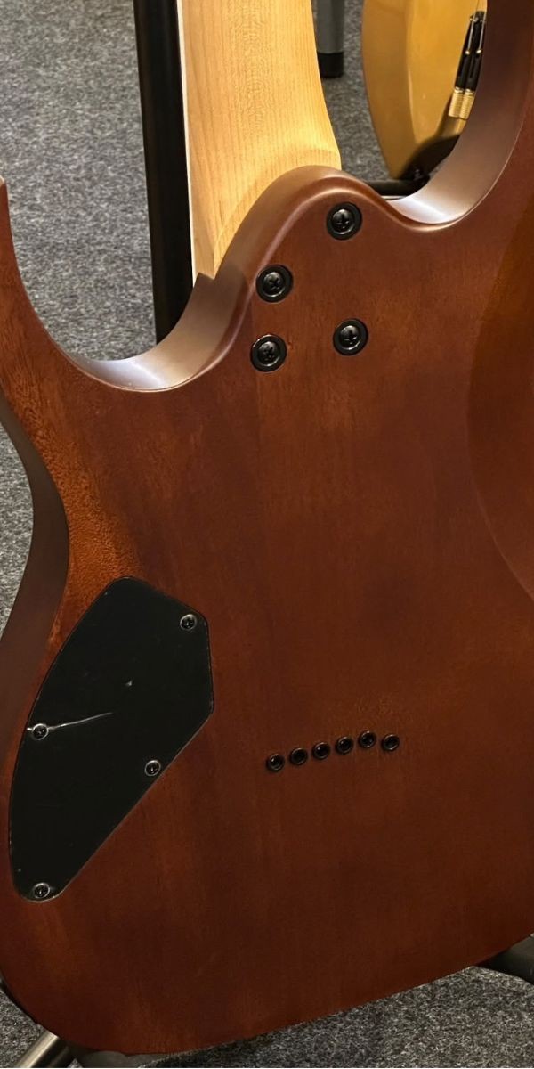Guitarra Ibanez Gio rg Grg121dx-wnf Walnut Flat 2 Humbuckers 24 Trastes 