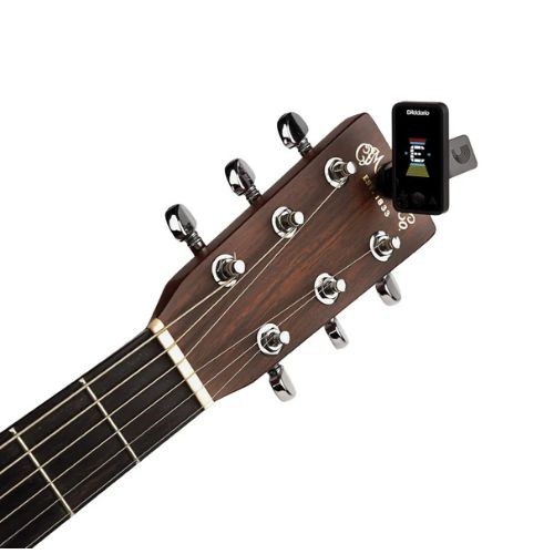 Afinador Clip D’addario Eclipse Preto Para Violão Guitarra e Baixo 