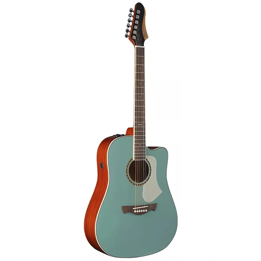 Violão Tagima Swell Lpb Deluxe Folk Aço Lake Placid Blue c/ Bag 