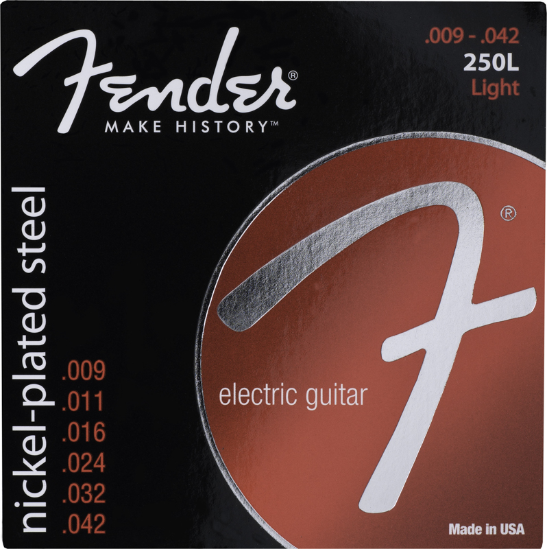 Encordoamento Fender Guitarra 009 Nickel 250l                