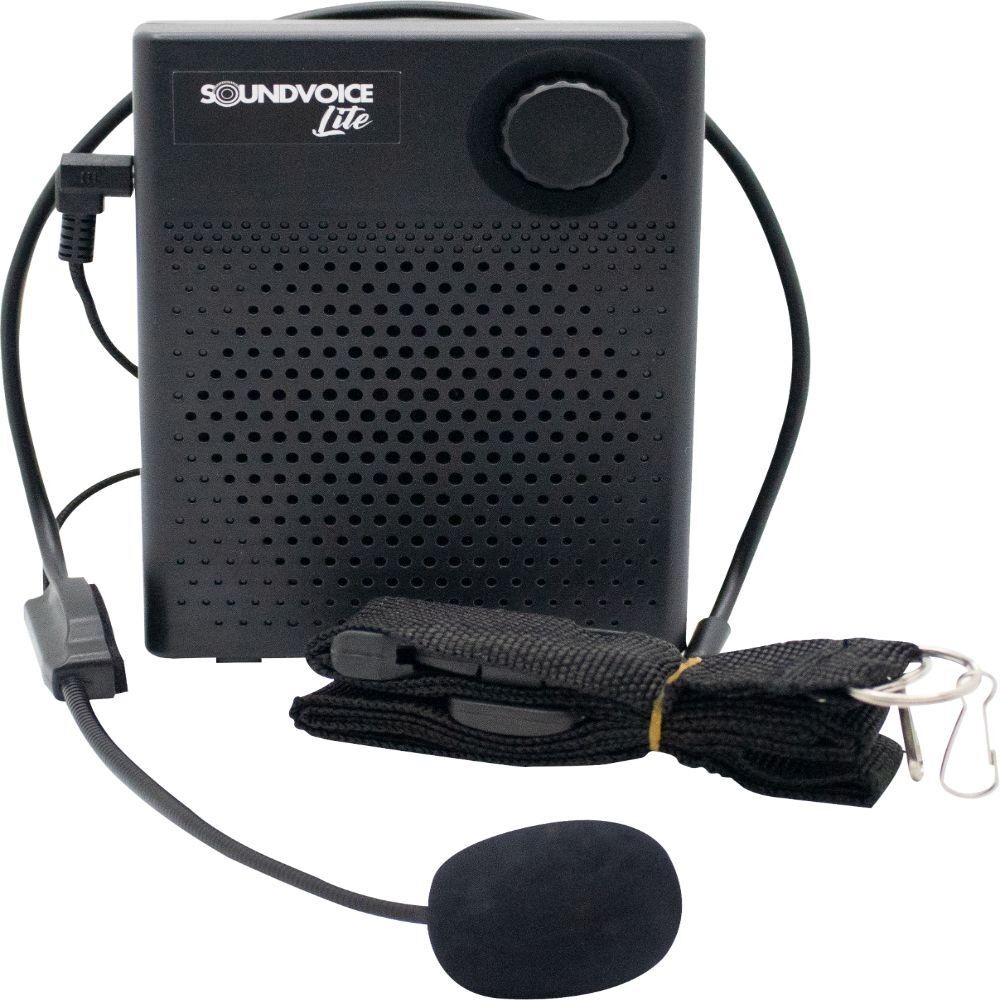 Kit Professor Solus Av110 Preto Amplificador de Voz Portátil Com Microfone 