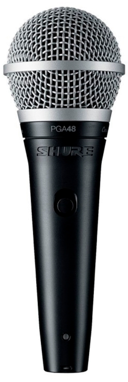 Microfone Shure Pga48 Bastão Com Fio 