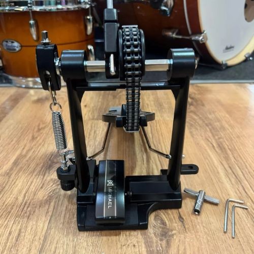Pedal de Bumbo Michael Dmhp400 Corrente Dupla Batedor 4 Faces 