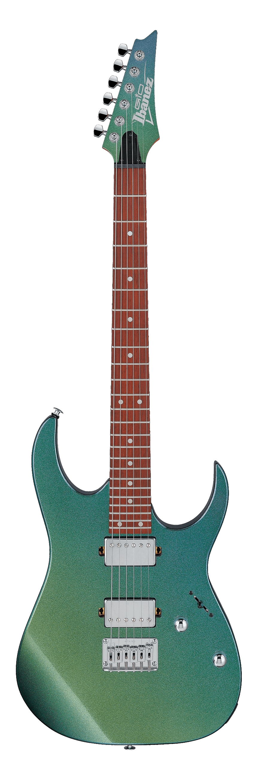 Guitarra Ibanez Gio Grg 121 sp Green Yellow Chameleon 