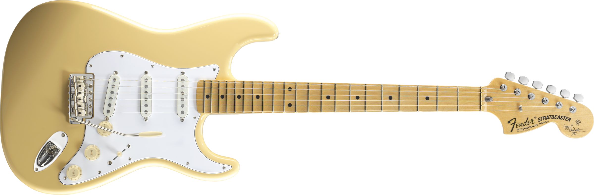 Guitarra Fender 010 7112 - Sig Series Yngwie Malmsteen Stratocaster - 841 - Vintage White 