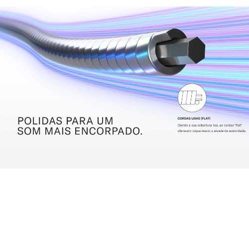 Encordoamento Para Guitarra 11-50 D'addario xl Chromes Ecg24 Flat 