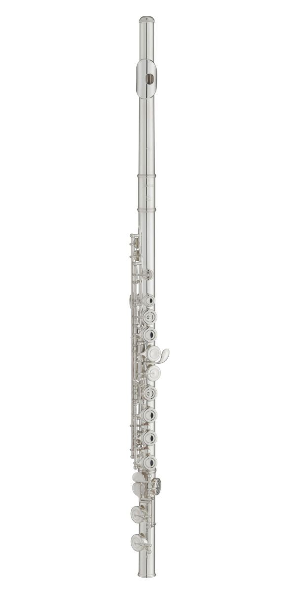 Flauta Transversal Yamaha Yfl-222 Prateada em Dó Com Estojo 