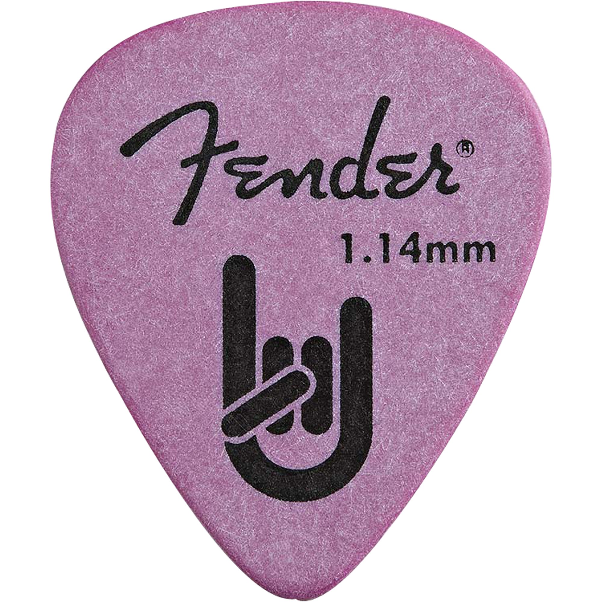 Palheta Guitarra Fender Rock on 1,14mm pk                    