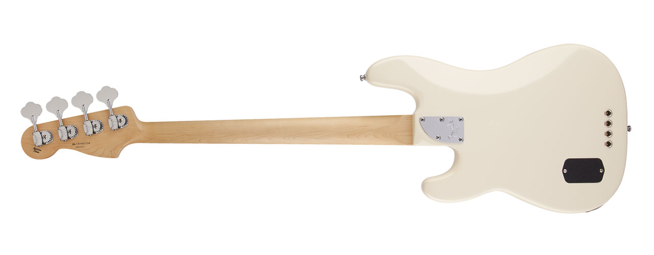 Contrabaixo Fender 019 4070 - am Deluxe Precision Bass - 705 - Olympic White 