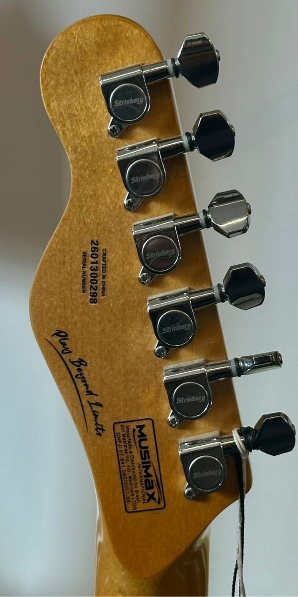 Guitarra Strinberg Horizon H200 Mrc Metallic Red Candy Com Trastes Inox 