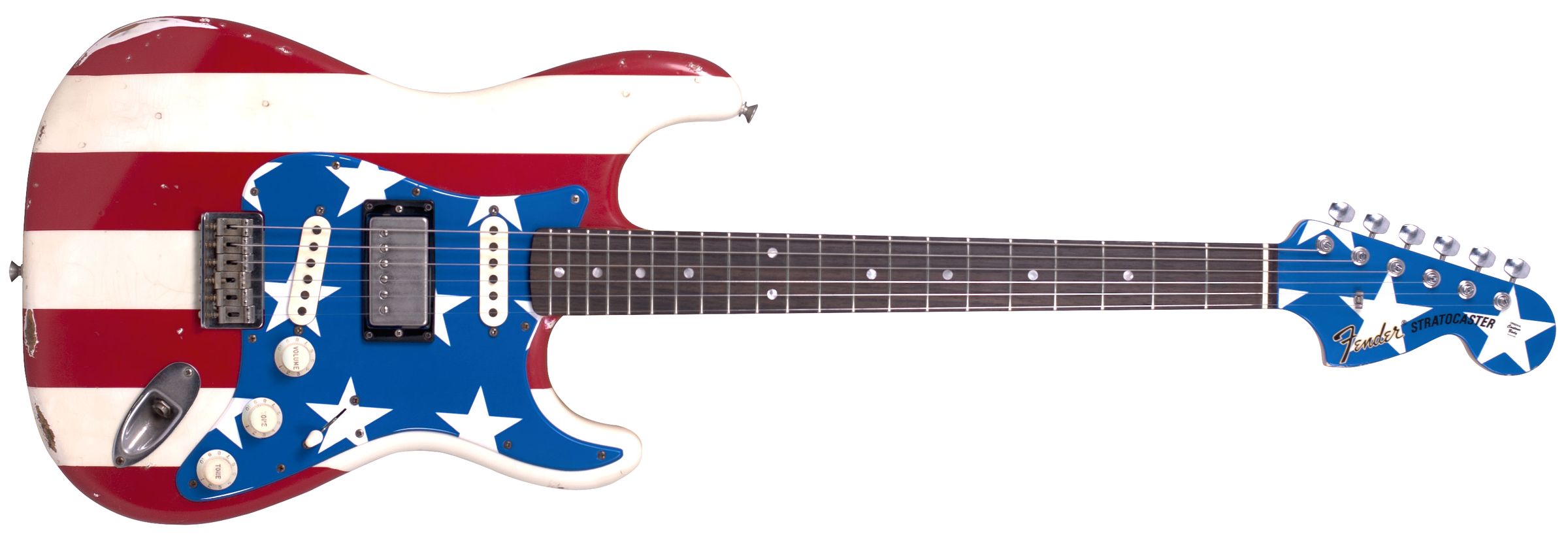 Guitarra Fender 013 4550 - Sig Series Wayne Kramer Stratocaster - 350 - Stars And Stripes 