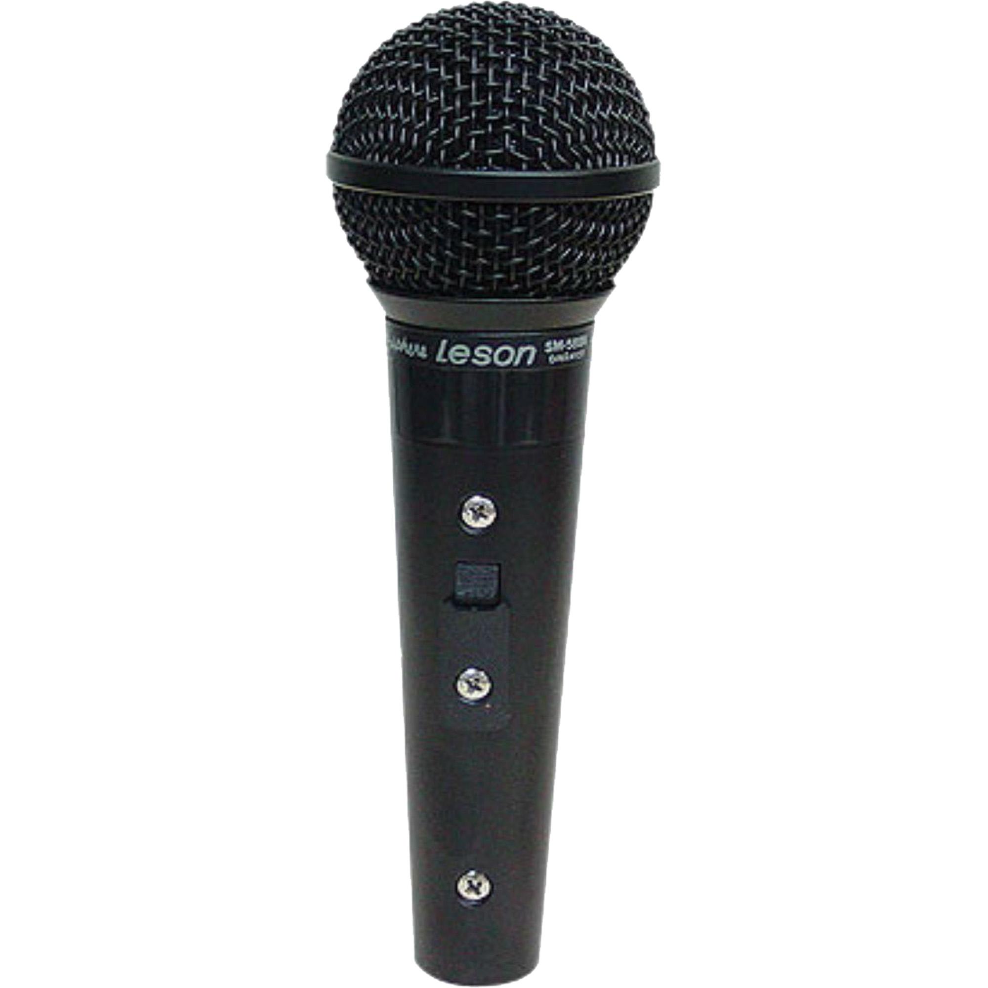 Microfone Vocal Profissional Sm-58 p4 Preto Leson 