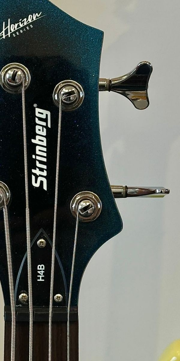Contrabaixo Strinberg Horizon H4b Ativo 4 Cordas Chameleon Blue Burst Com Bag 