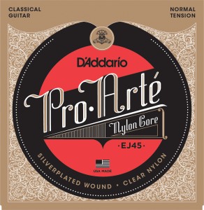 Encordoamento D'addario Violão Nylon Ej45 Media Pro Arte 