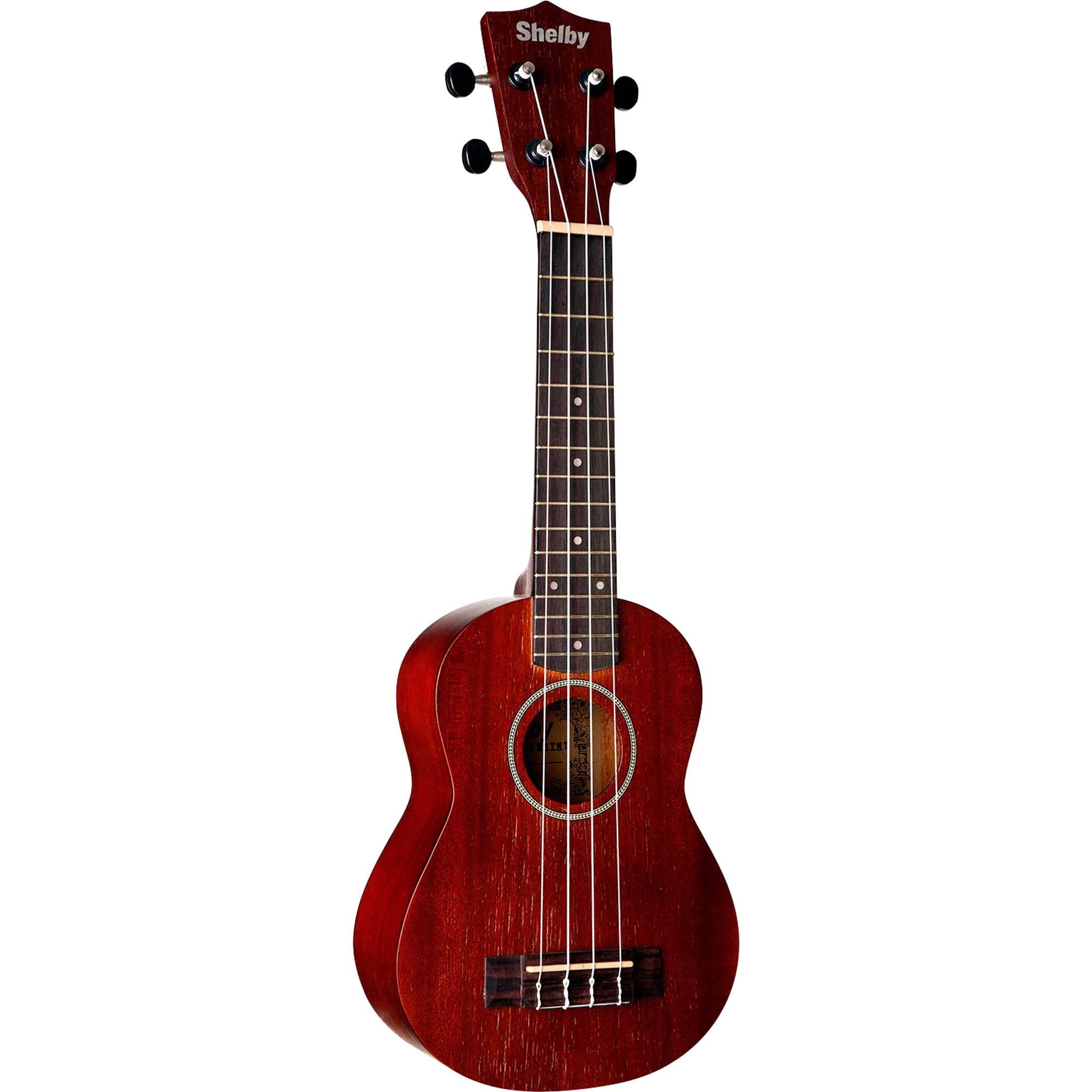 Ukulele Soprano Acústico Nylon Su21m Natural Shelby 