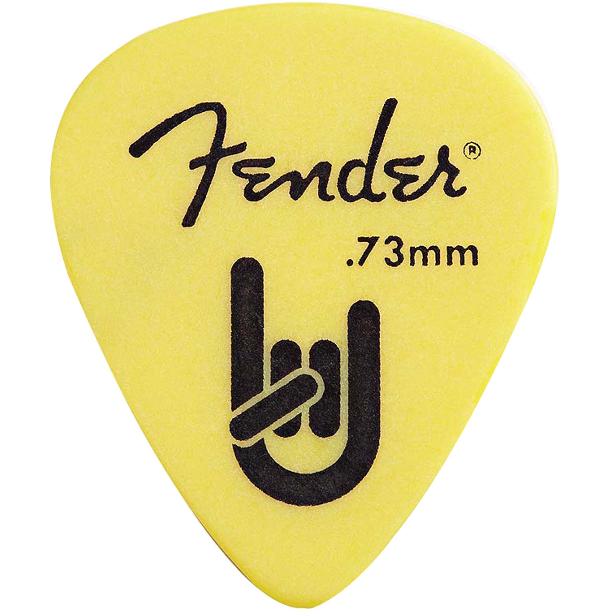 Palheta Guitarra Fender Rock on 0,73mm      