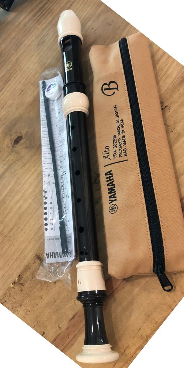 Flauta Doce Contralto Barroca, Yamaha Yra-302biii 