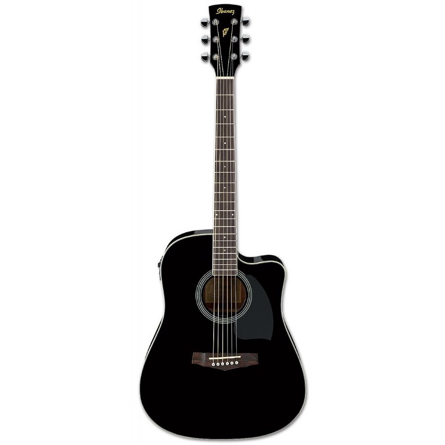 Violão Ibanez pf 15ece Aço Elétrico Preto 