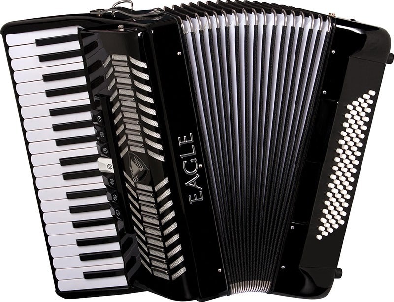 Acordeon Com 80 Baixos Ega 0780 Eagle Sanfona 