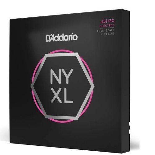 Encordoamento Para Baixo 5 Cordas 45-130 Escala Longa D'addario Nyxl45130 