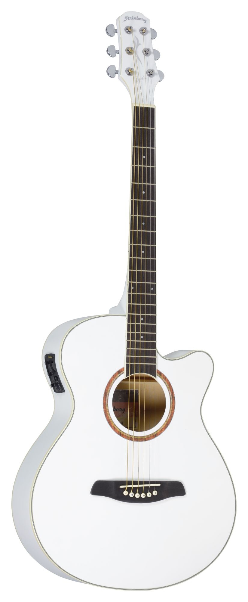 Violão Strinberg Be-30c Berlin Aço Eletroacústico Branco 